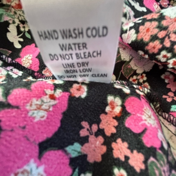 Hyfve Woven Floral Cut-Out Maxi Dress Size Large - Picture 12 of 14